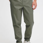 Pantalón !Solid Gioele Dylan Dusty Olive - ECRU