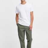 Pantalón !Solid Gioele Dylan Dusty Olive - ECRU