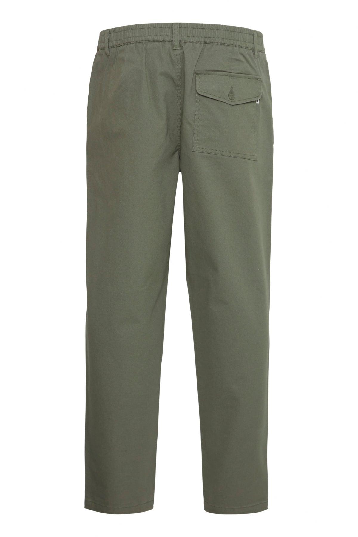 Pantalón !Solid Gioele Dylan Dusty Olive - ECRU