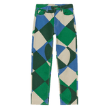 Pantalón Thinking Mu Tetris Verde - ECRU