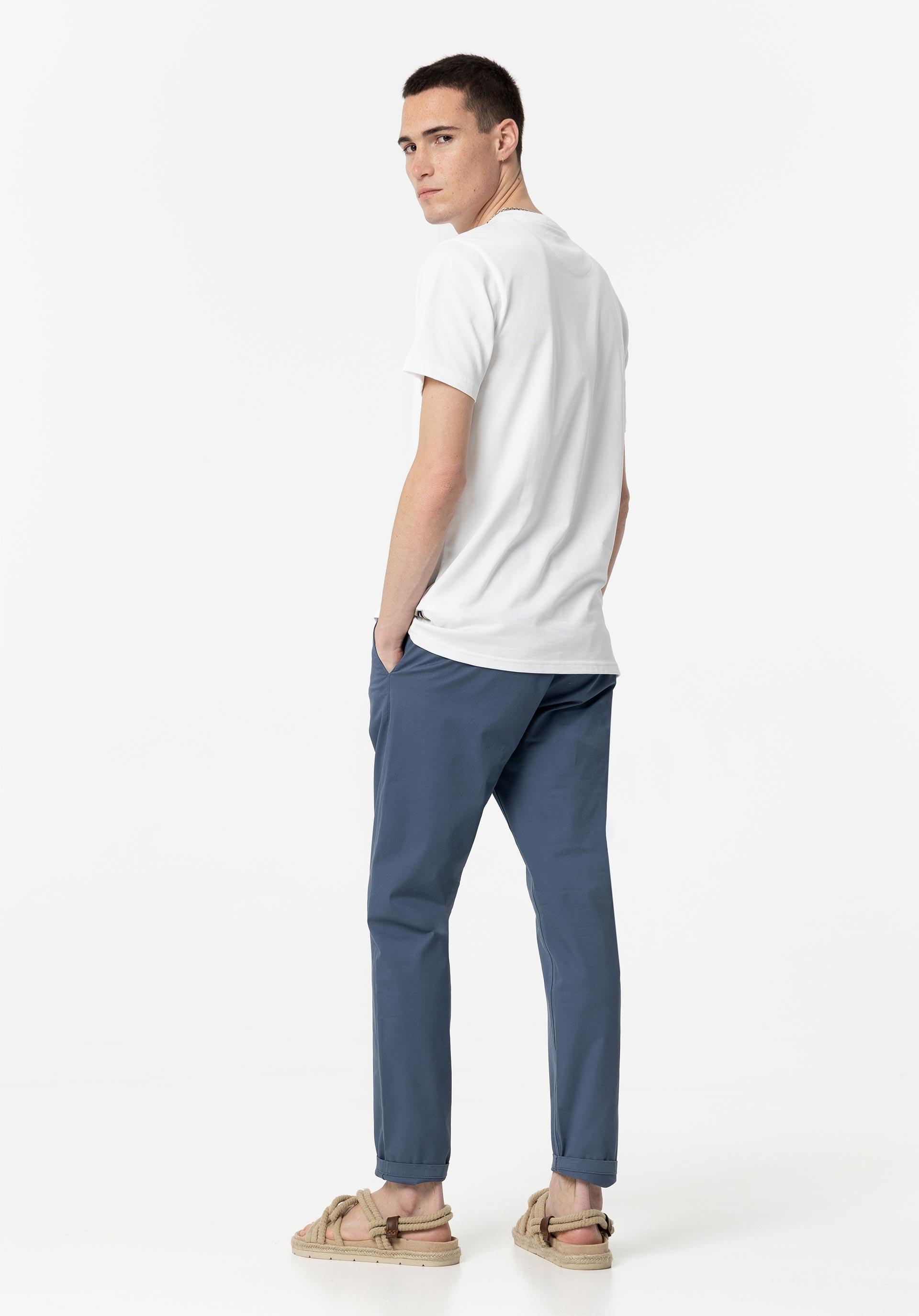 Pantalón Tiffosi Chino H35 Azul - ECRU