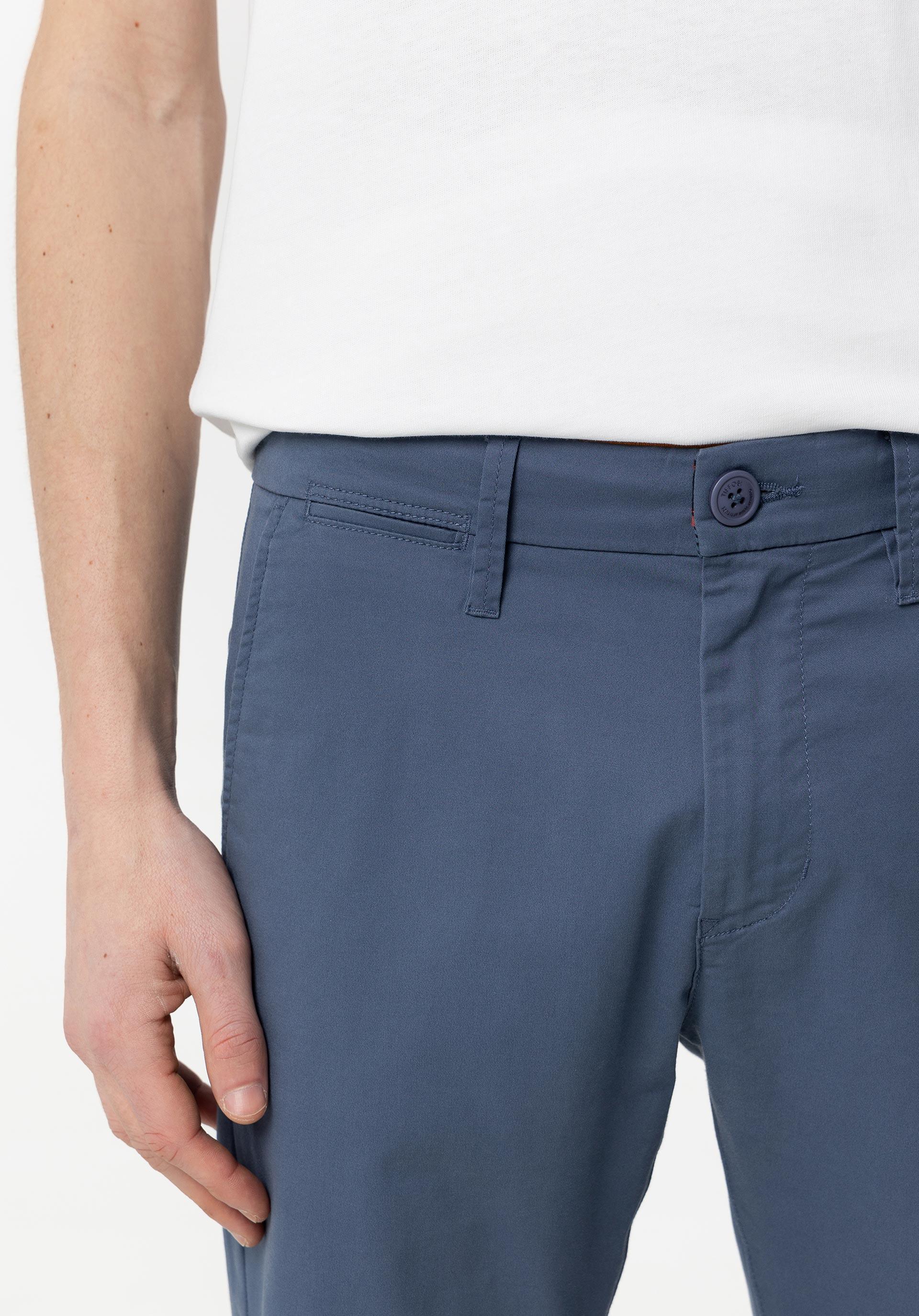 Pantalón Tiffosi Chino H35 Azul - ECRU