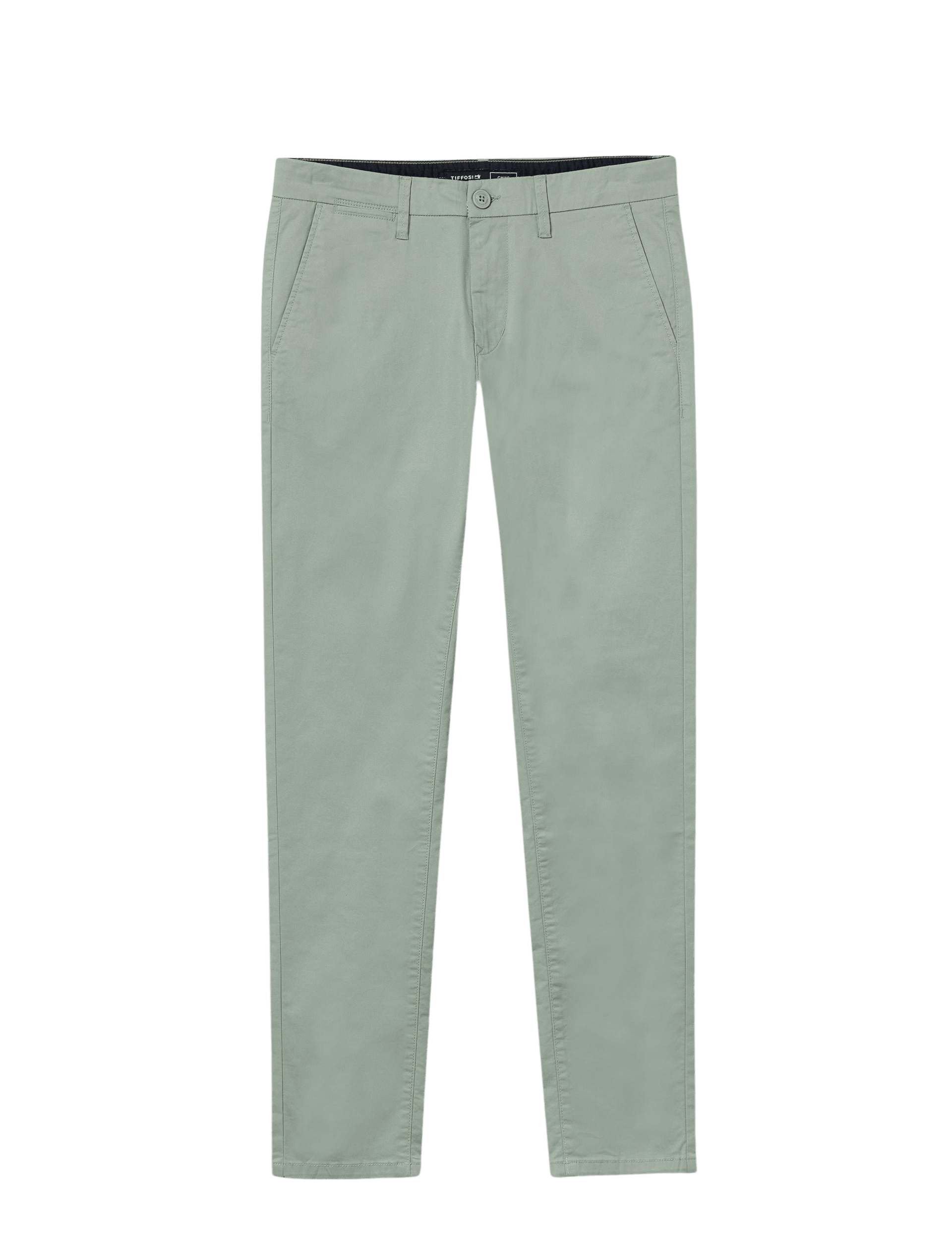 Pantalón Tiffosi Chino H35 Verde Agua - ECRU