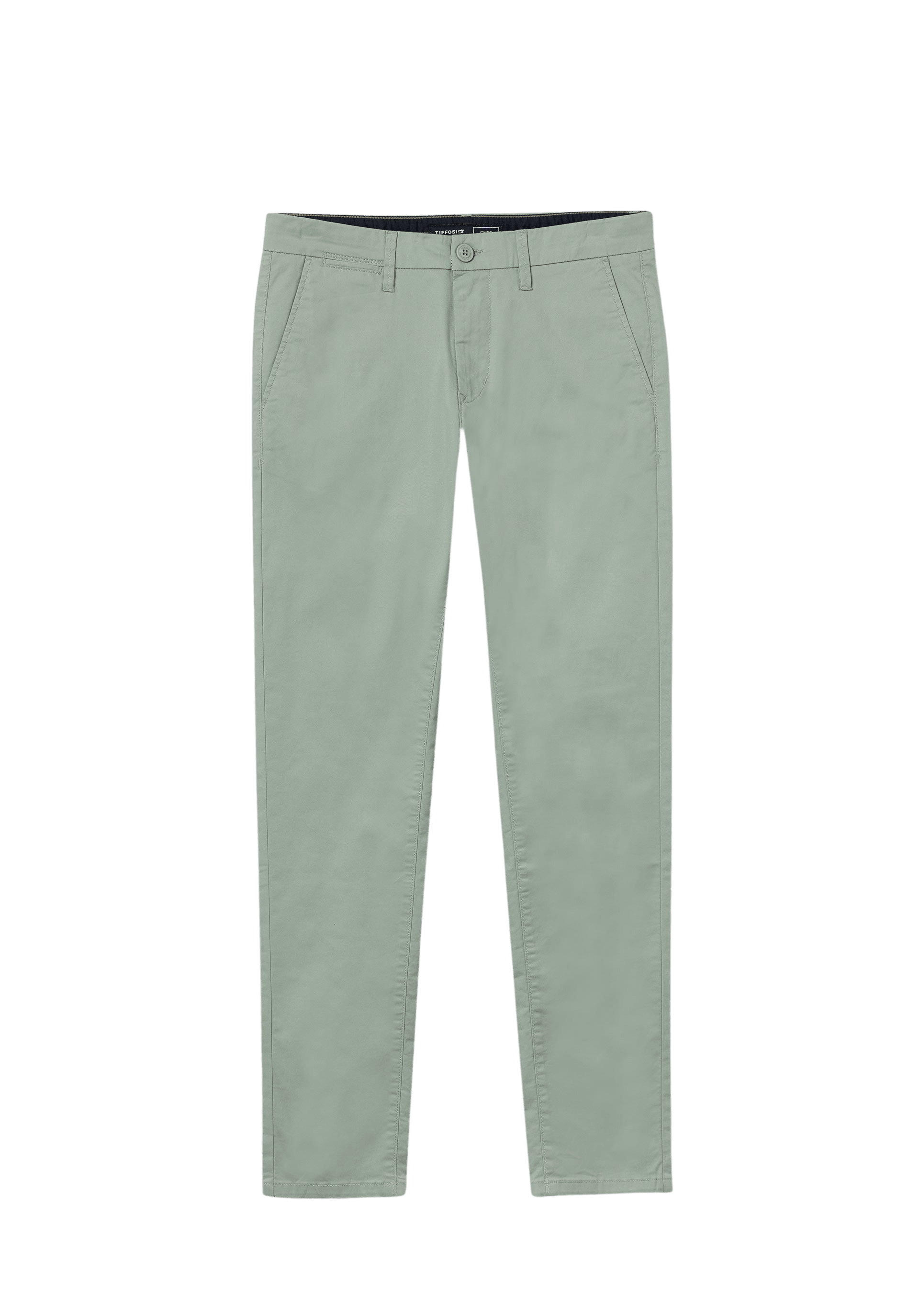 Pantalón Tiffosi Chino H35 Verde Agua - ECRU