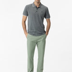 Pantalón Tiffosi Chino H35 Verde Agua - ECRU