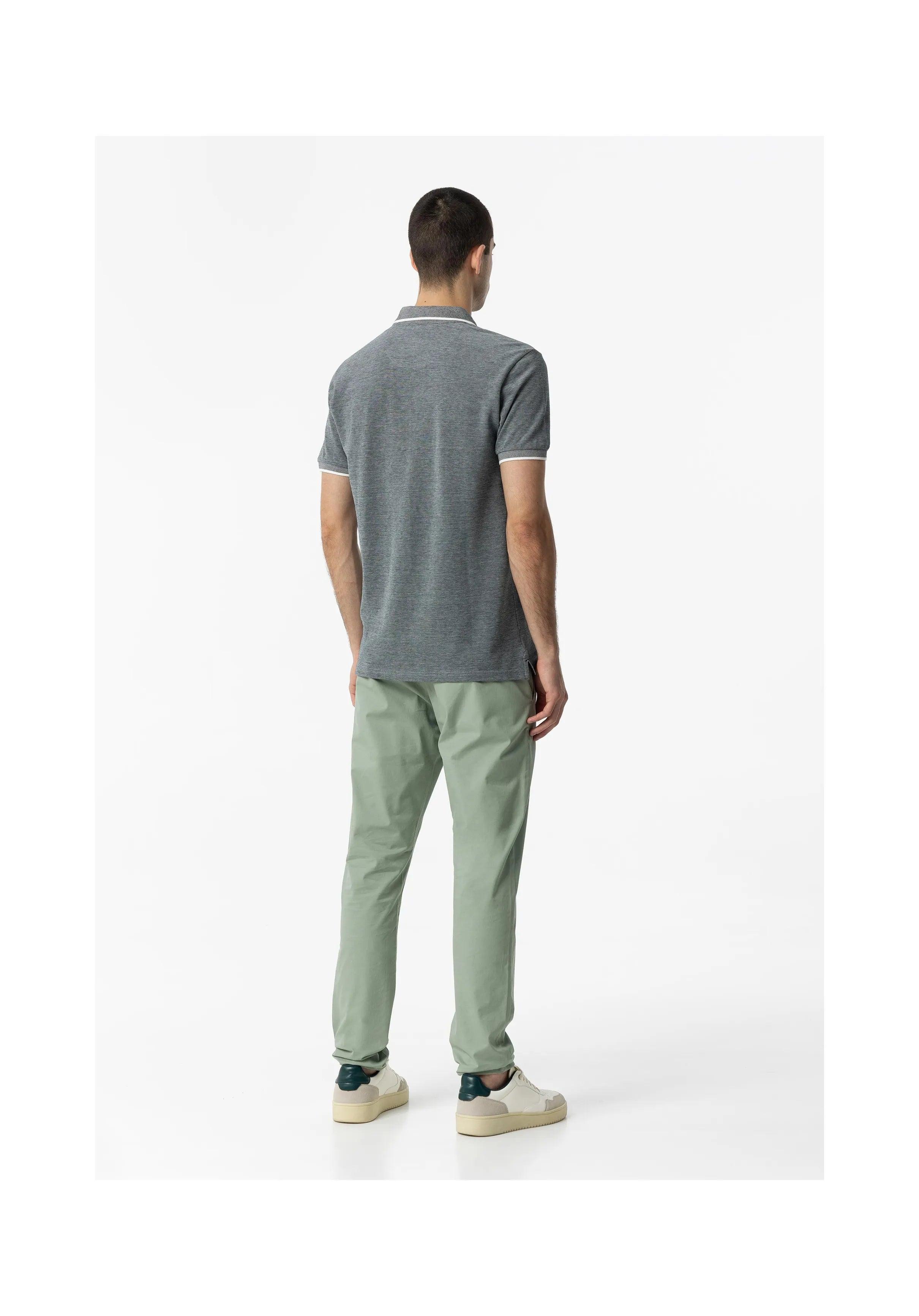 Pantalón Tiffosi Chino H35 Verde Agua - ECRU