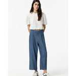 Pantalón TIFFOSI Gavin Culotte de Lyocell - ECRU