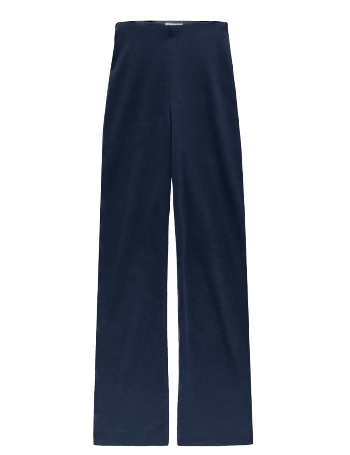 Pantalón Yerse Fluido Wide Leg Navy - ECRU