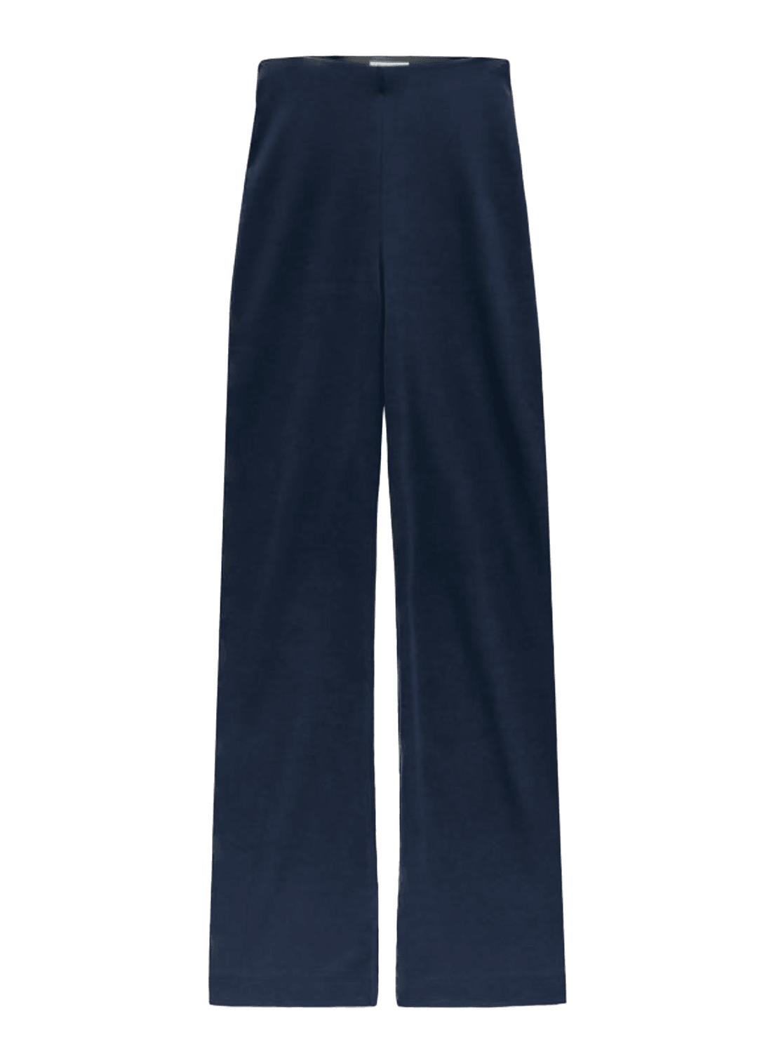 Pantalón Yerse Fluido Wide Leg Navy - ECRU