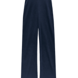 Pantalón Yerse Fluido Wide Leg Navy - ECRU