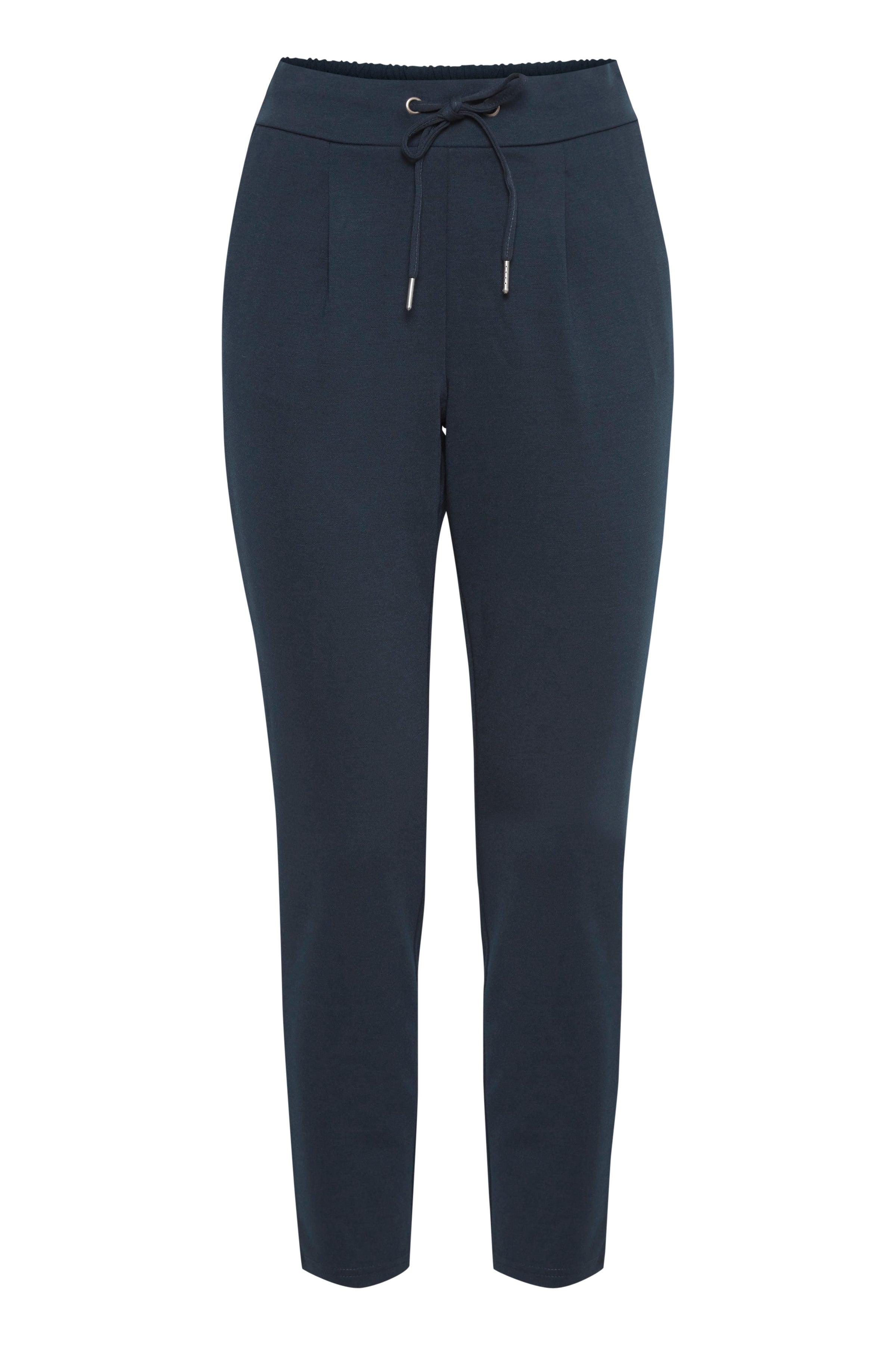 Pantalones B.Young Rizetta Cropped Copenhagen Night - ECRU