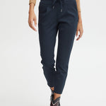 Pantalones B.Young Rizetta Cropped Copenhagen Night - ECRU