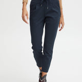 Pantalones B.Young Rizetta Cropped Copenhagen Night - ECRU