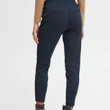 Pantalones B.Young Rizetta Cropped Copenhagen Night - ECRU