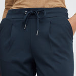 Pantalones B.Young Rizetta Cropped Copenhagen Night - ECRU