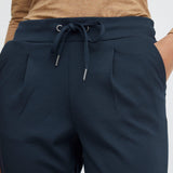 Pantalones B.Young Rizetta Cropped Copenhagen Night - ECRU