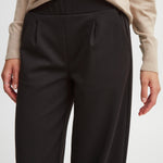 Pantalones B.Young Rizetta Wide Black - ECRU