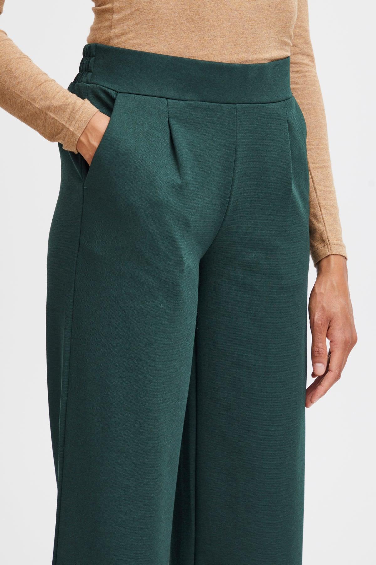 Pantalones B.Young Rizetta Wide Scarab - ECRU