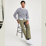 Pantalones Dockers California Pull-On Straight Tapered Fit Khaki - ECRU