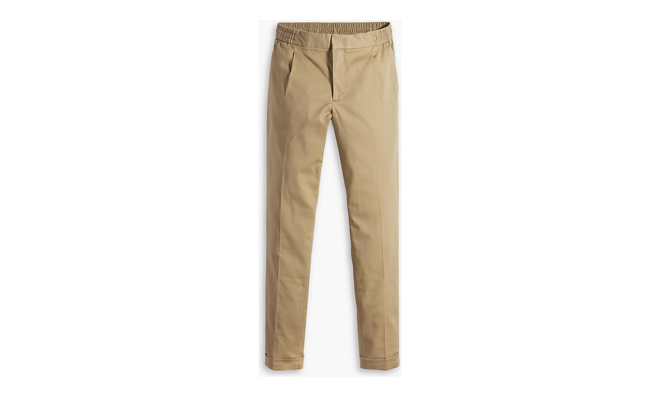 Pantalones Dockers Refined Pull On Slim Tapered Harvest Gold - ECRU