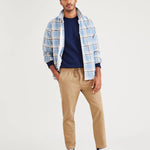 Pantalones Dockers Refined Pull On Slim Tapered Harvest Gold - ECRU