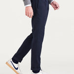 Pantalones Dockers Refined Pull On Slim Tapered Navy Blazer - ECRU