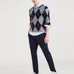 Pantalones Dockers Refined Pull On Slim Tapered Navy Blazer - ECRU