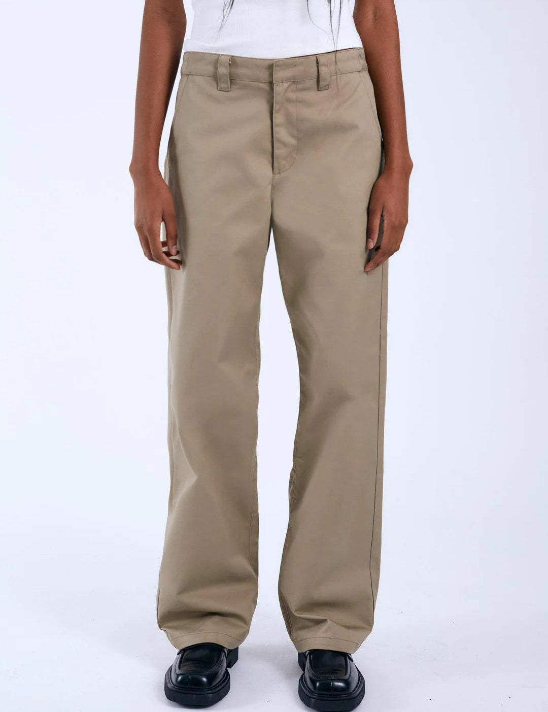 Pantalones Dr. Denim Hill Khaki - ECRU