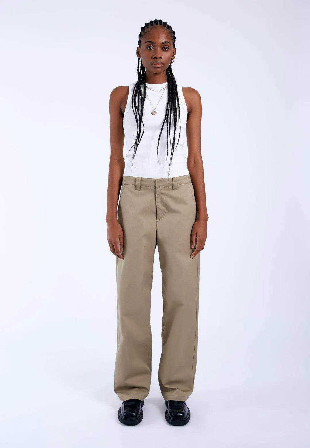 Pantalones Dr. Denim Hill Khaki - ECRU