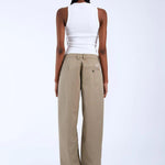 Pantalones Dr. Denim Hill Khaki - ECRU