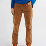 Pantalones DrBloom Flow Camel - ECRU