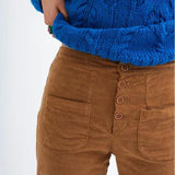 Pantalones DrBloom Flow Camel - ECRU