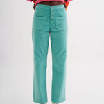 Pantalones DrBloom Flow Turquesa - ECRU