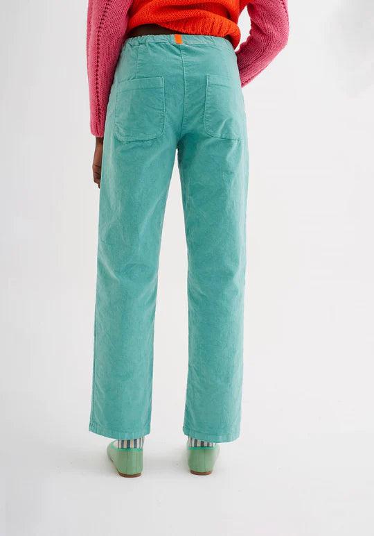 Pantalones DrBloom Flow Turquesa - ECRU