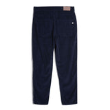 Pantalones Farah Rushmore de Pana Tapered True Navy - ECRU