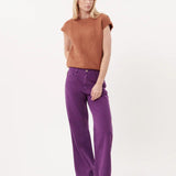 Pantalones FRNCH Aline Purple Jeans - ECRU