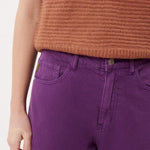 Pantalones FRNCH Aline Purple Jeans - ECRU