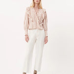 Pantalones FRNCH Alita White - ECRU