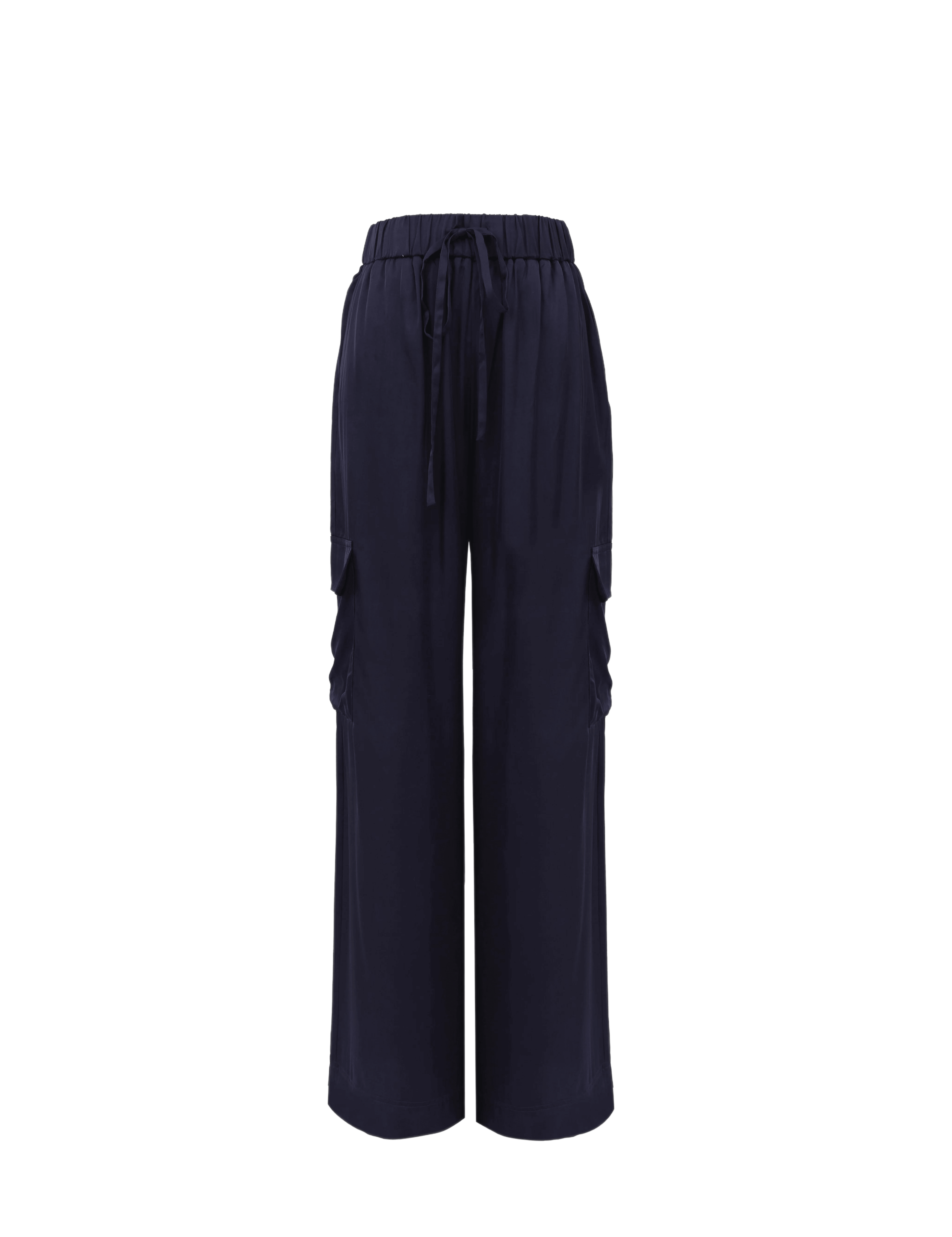 Pantalones FRNCH Nouma Navy Blue - ECRU