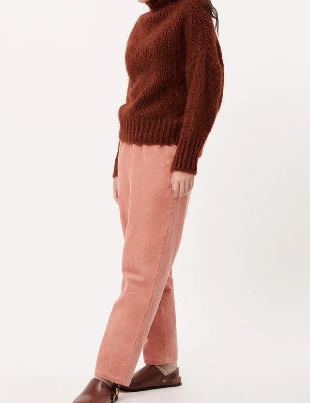 Pantalones FRNCH Perola Pale Pink - ECRU