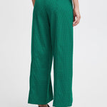 Pantalones ICHI Kate Cameleon Cadmium Green - ECRU