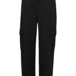 Pantalones ICHI Kate Cargo Black - ECRU