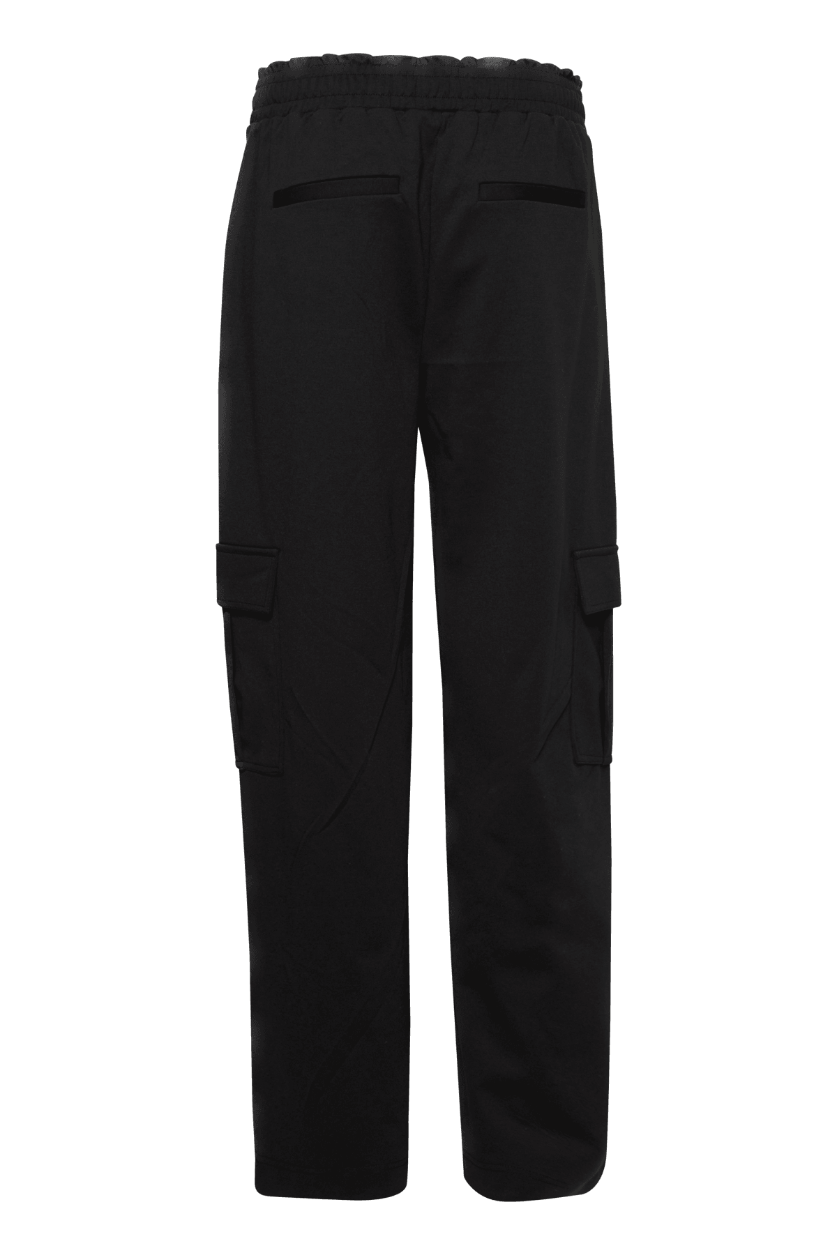 Pantalones ICHI Kate Cargo Black - ECRU