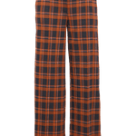 Pantalones ICHI Kate Checko Total Eclipse - ECRU