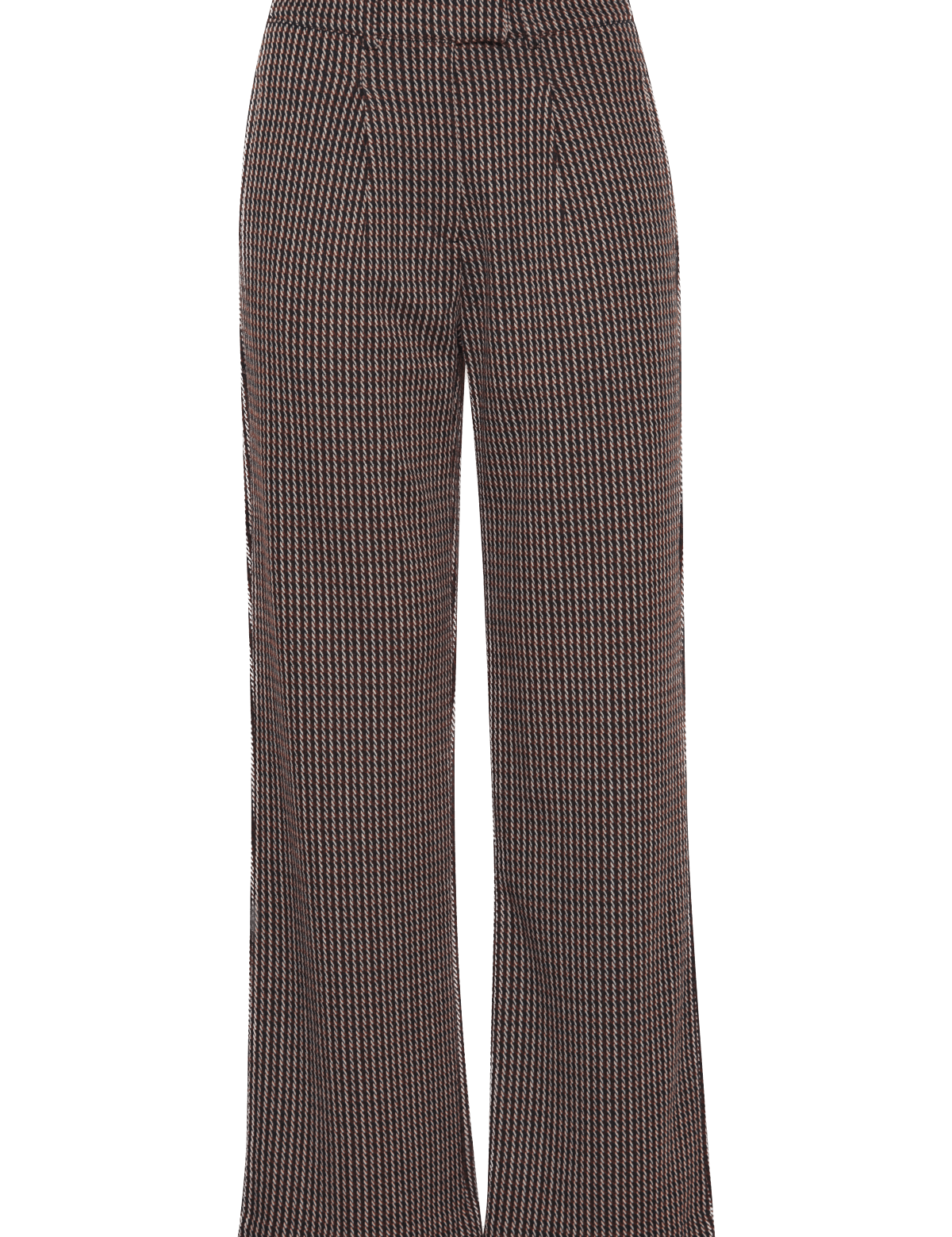 Pantalones ICHI Kate Structure Port Royale - ECRU