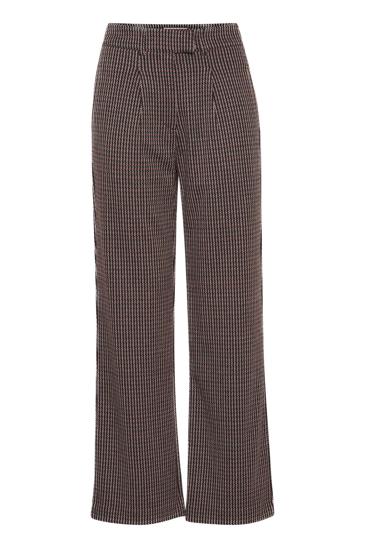 Pantalones ICHI Kate Structure Port Royale - ECRU