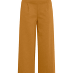 Pantalones ICHI Kate Wide Cathay Spice - ECRU