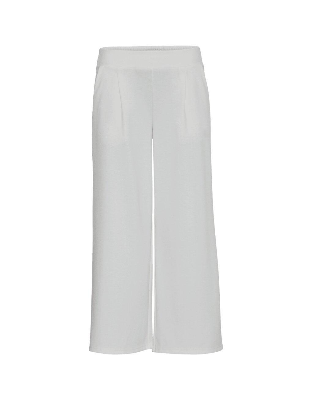 Pantalones ICHI Kate Wide Cloud Dancer - ECRU