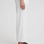 Pantalones ICHI Kate Wide Cloud Dancer - ECRU