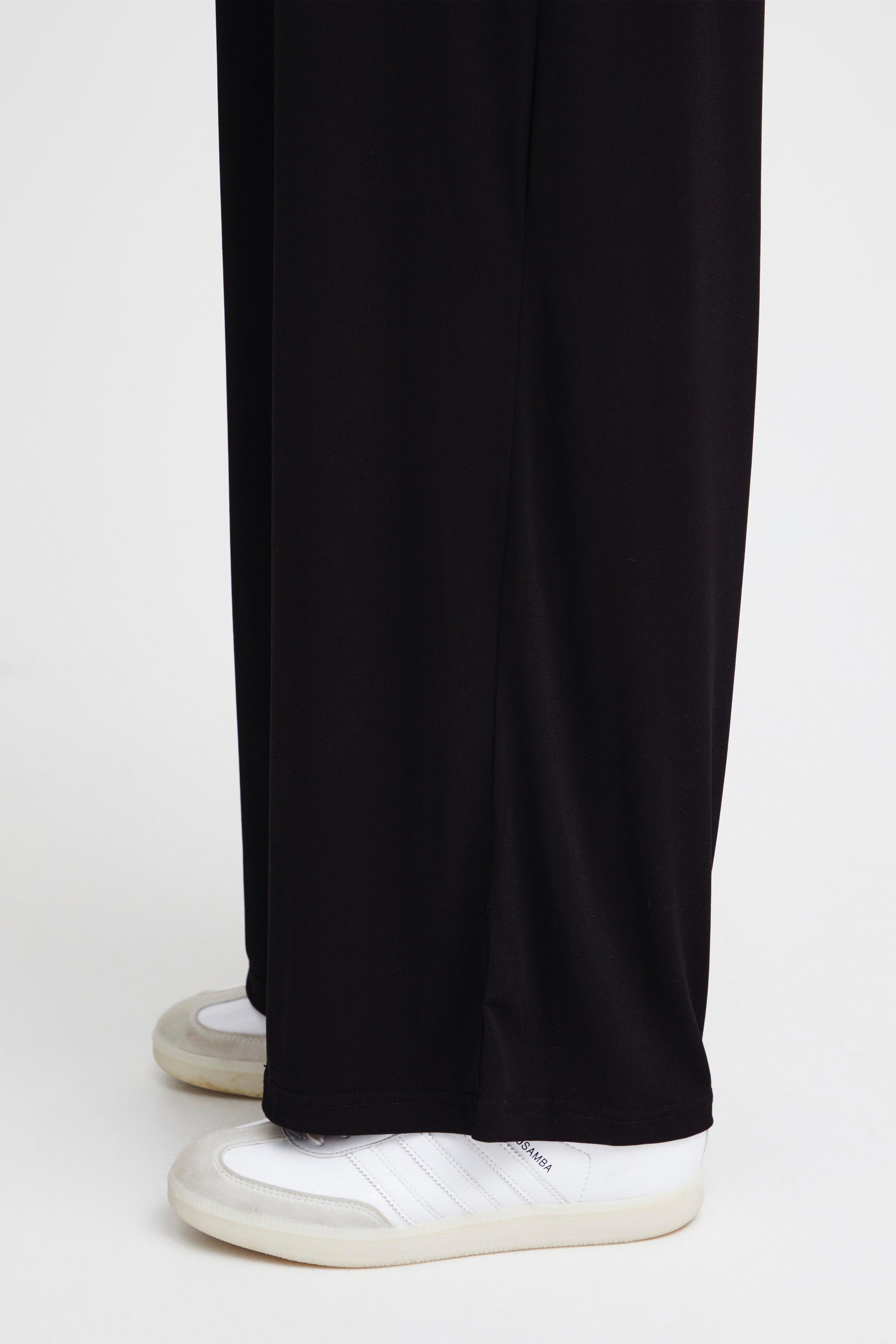 Pantalones ICHI Lima Black - ECRU